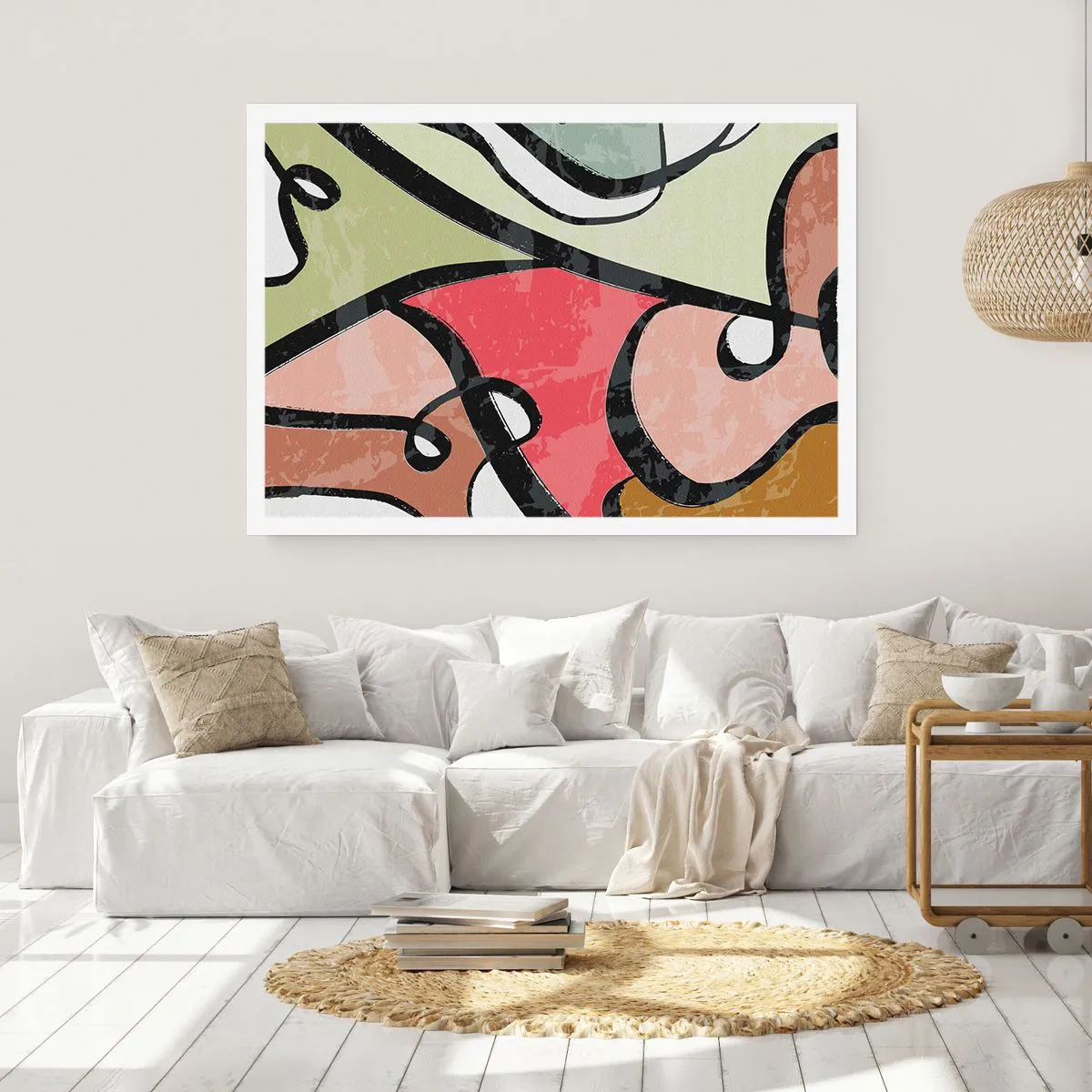 Poster - Pirouetten unter Farben - 40x30 cm