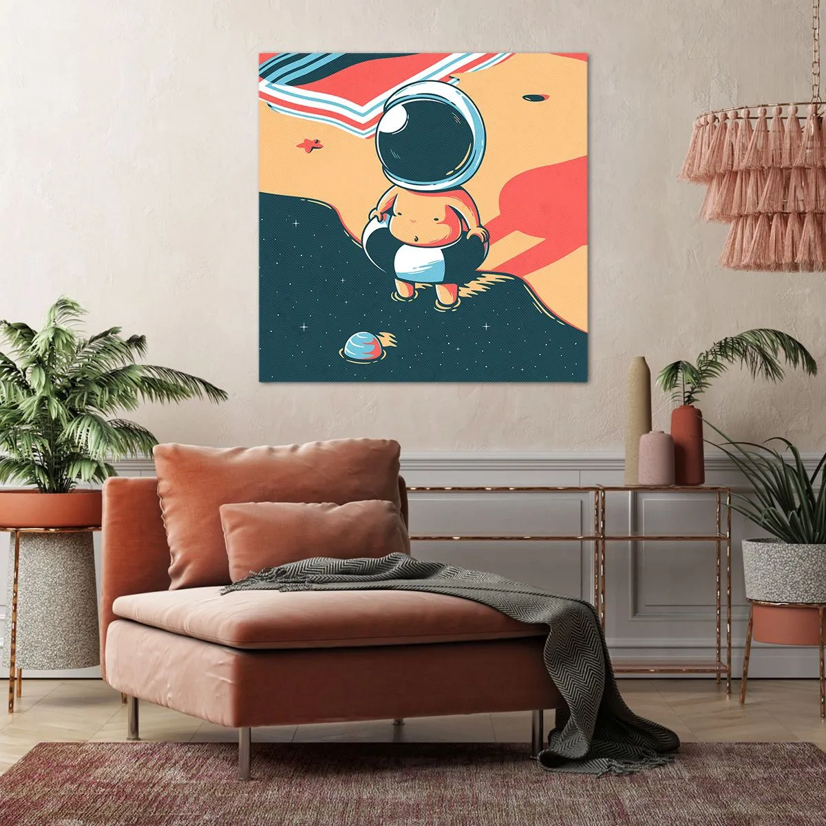 Bild auf Leinwand - Leinwandbild - Aus einer anderen Perspektive - 30x30 cm