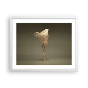 Poster in einem weißen Rahmen - Es wird bald auffliegen - 50x40 cm