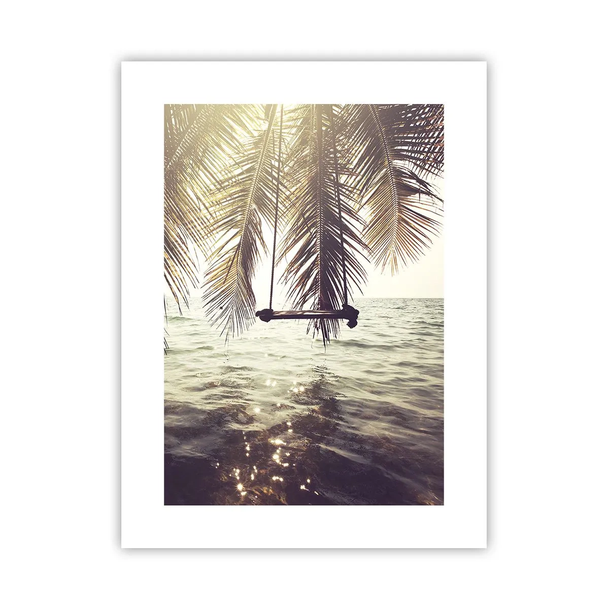 Poster - Sie können nach Belieben in den Wolken schwingen - 30x40 cm