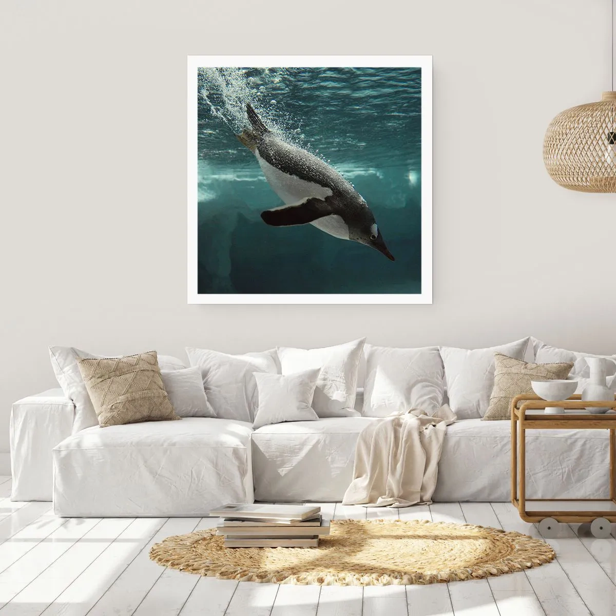 Poster - Willkommen in meiner Welt - 50x50 cm