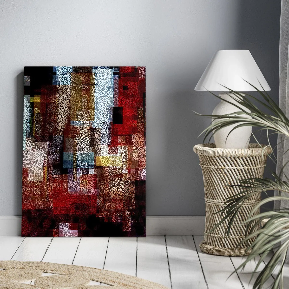 Bild auf Leinwand - Leinwandbild - Verwirrung mit Verwirrung - 65x120 cm