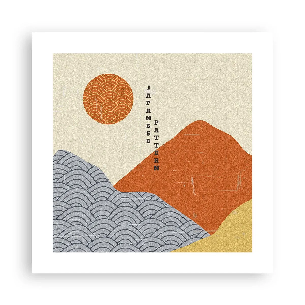 Poster - Im japanischen Geist - 40x40 cm