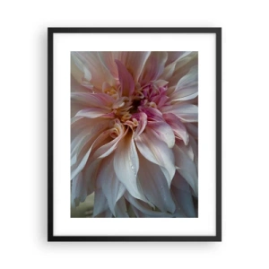 Poster in einem schwarzem Rahmen - Blühende Frische - 40x50 cm