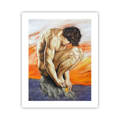 Poster - In sich versunken - 40x50 cm