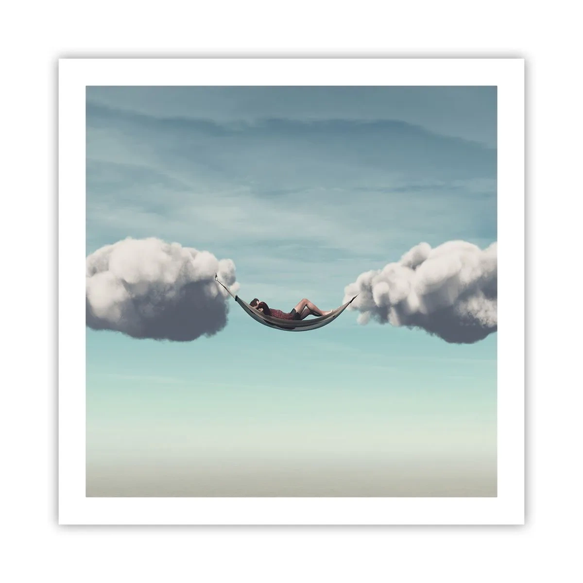 Poster - Die Behaglichkeit des Augenblicks - 60x60 cm