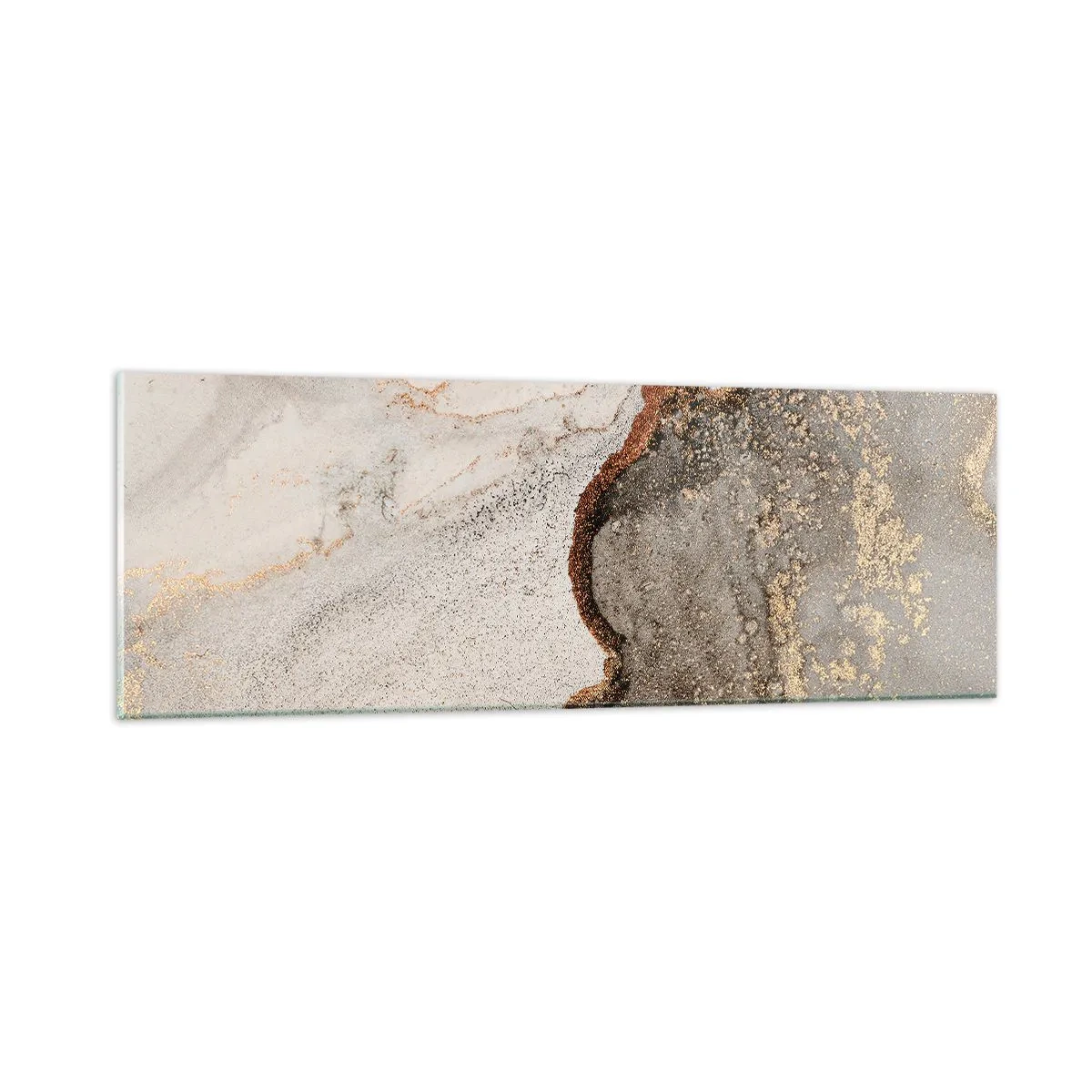 Glasbild - Bild auf glas - An der Grenze der Farben - 90x30 cm