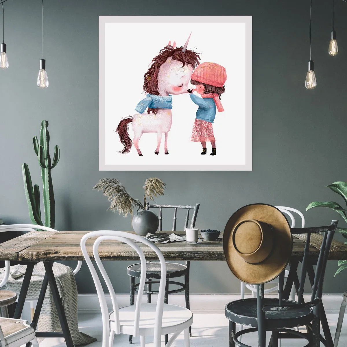 Poster - Ein Wintermärchen - 50x50 cm