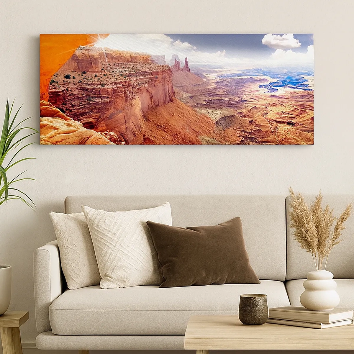 Bild auf Leinwand - Leinwandbild - Von der Natur selbst geschnitzt - 30x30 cm