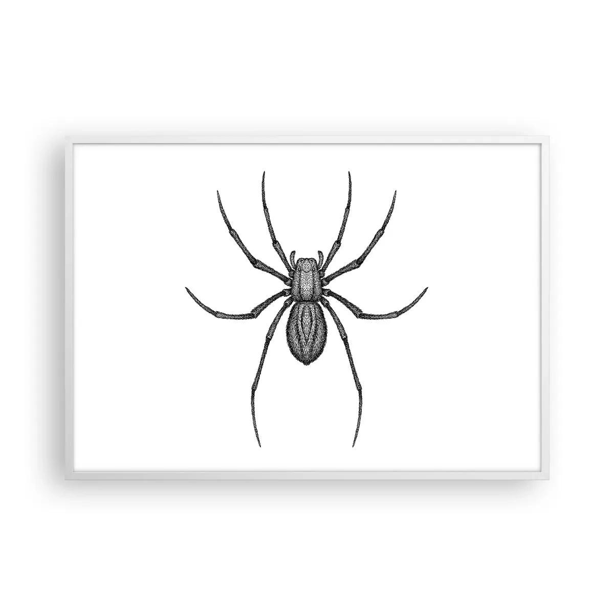 Poster in einem weißen Rahmen - Beunruhigende Präzision - 100x70 cm