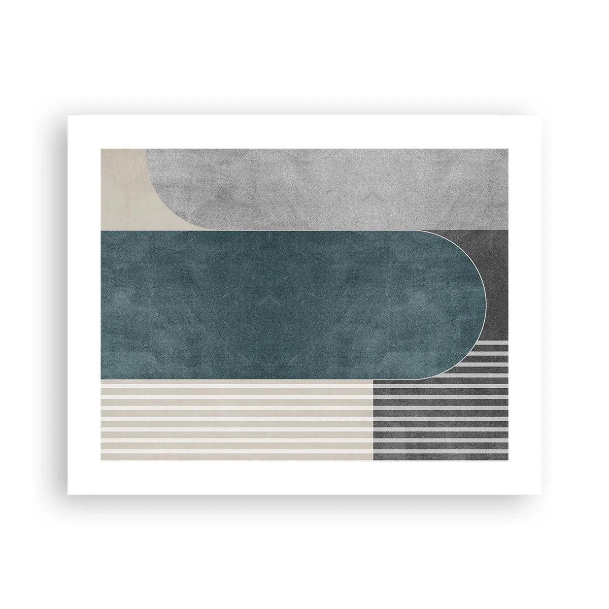 Poster - Komposition auf der Ebene - 50x40 cm