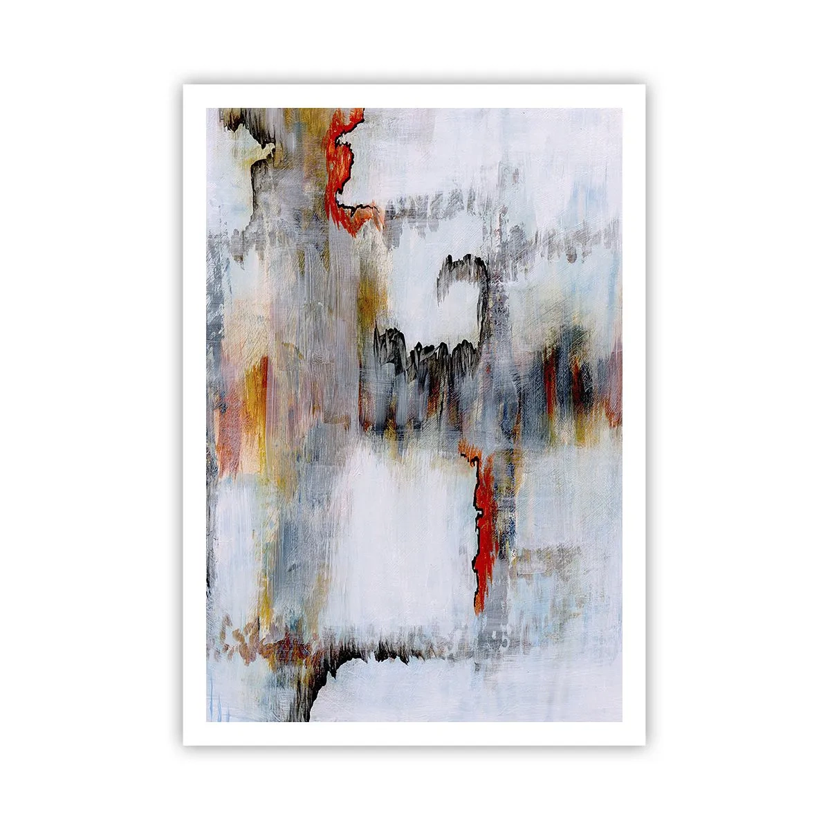 Poster - Ein Stock auf dem Wasser - 70x100 cm