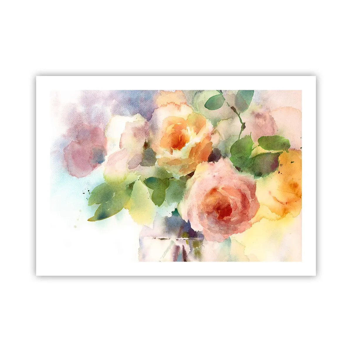 Poster - Zart wie Aquarell - 70x50 cm