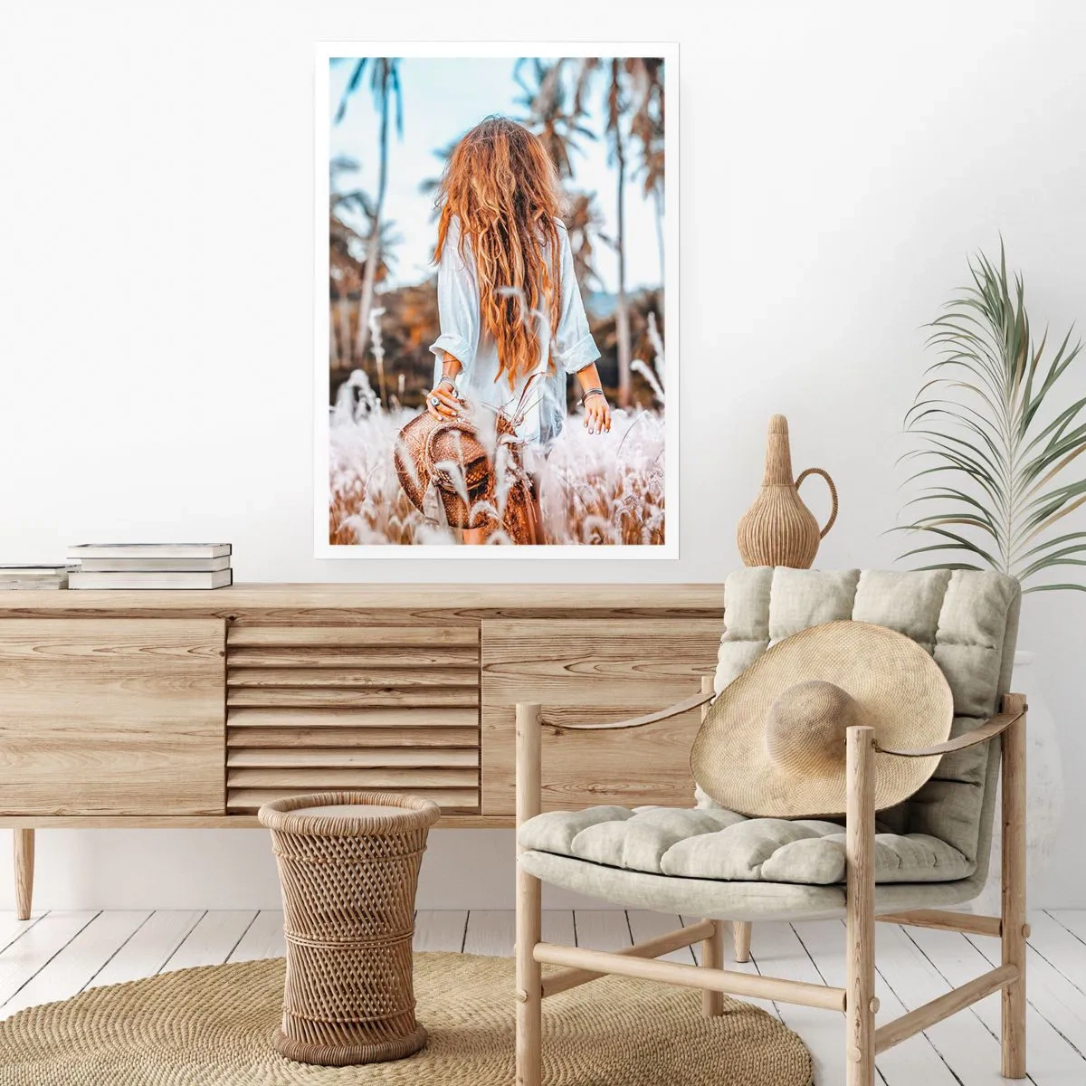 Poster - Geboren aus Grasflaum - 40x50 cm