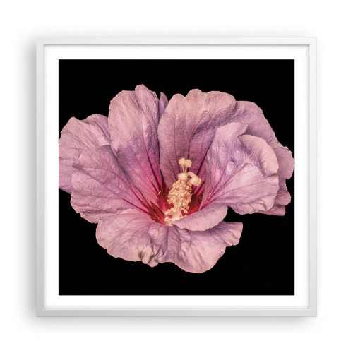 Poster in einem weißen Rahmen - Direkt ins Herz - 60x60 cm