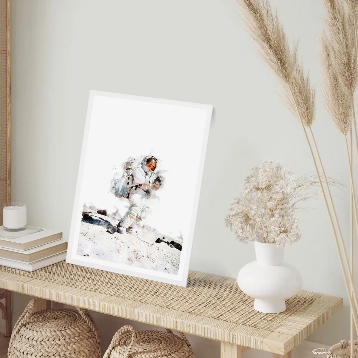 Poster in einem weißen Rahmen - Bote der Erde - 70x100 cm