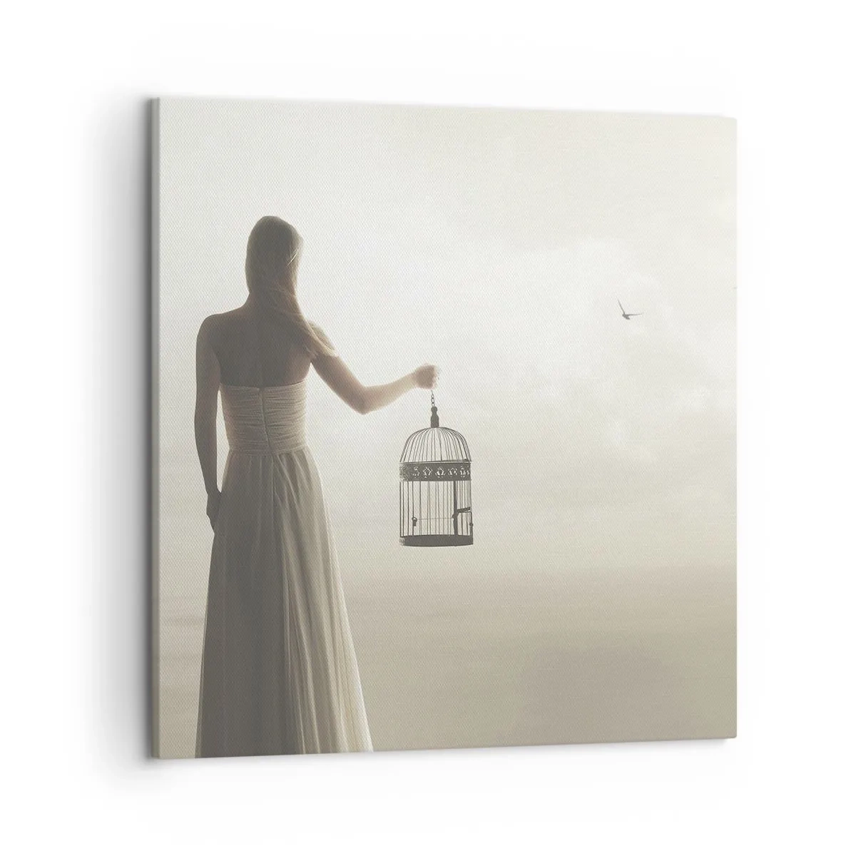 Bild auf Leinwand - Leinwandbild - Sei frei - 50x50 cm