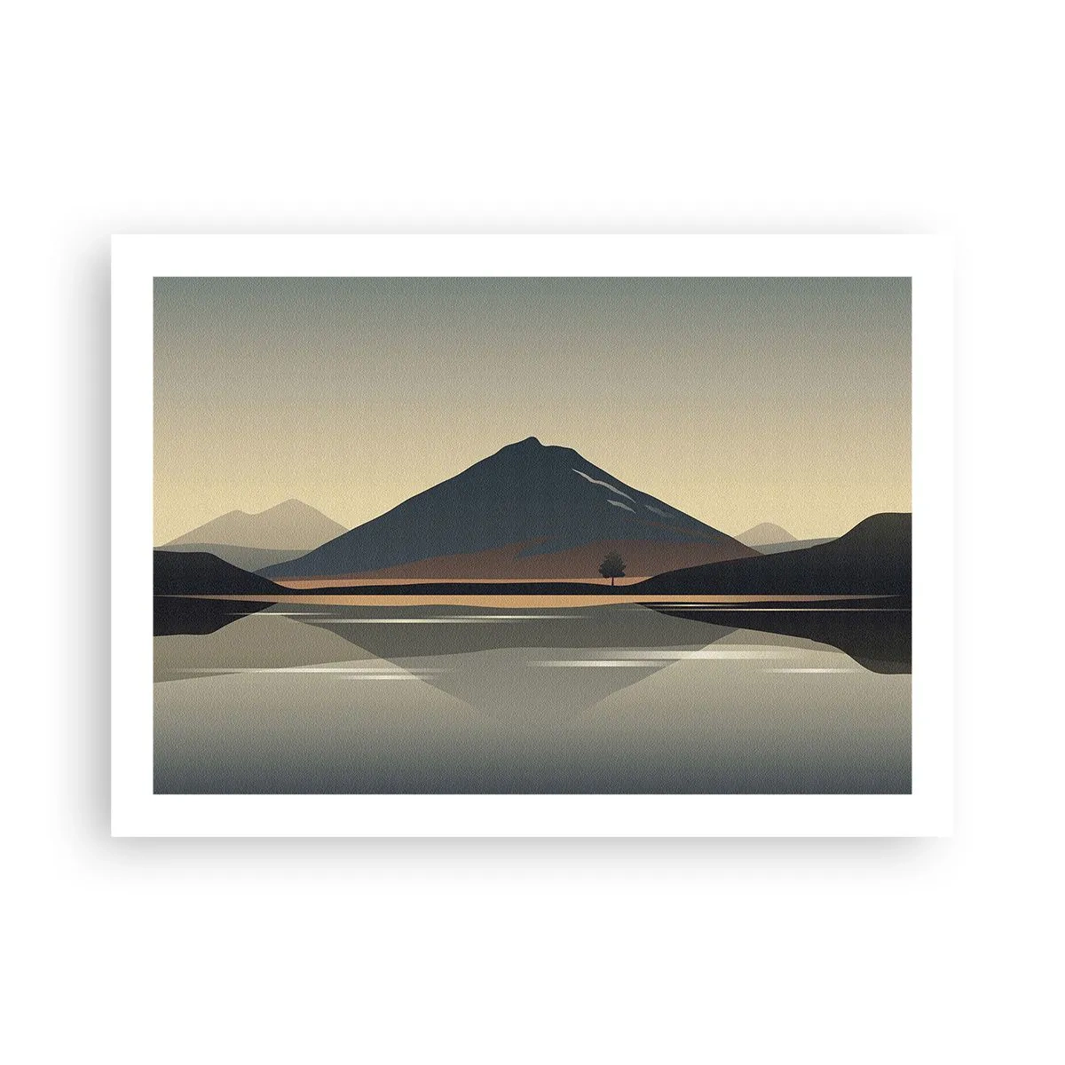 Poster - Spiegelreflexion - 70x50 cm