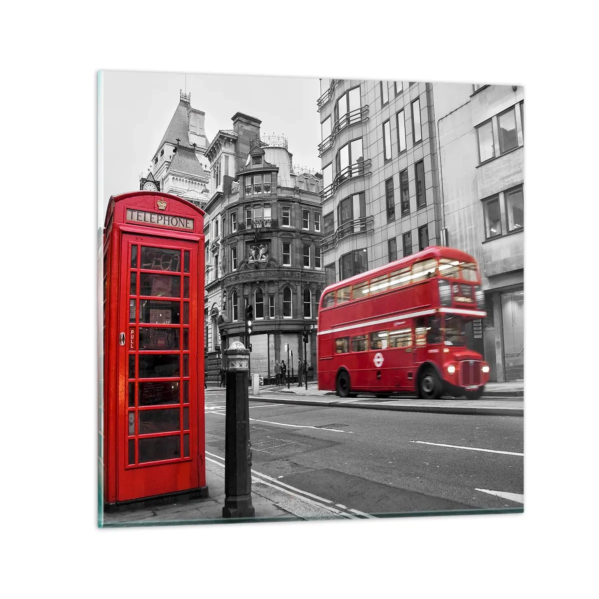 Glasbild - Bild auf glas - Das Rotste in Europa - 60x60 cm