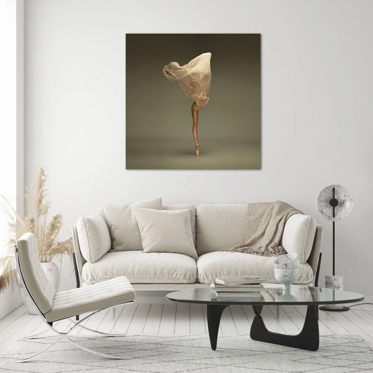 Glasbild - Bild auf glas - Es wird bald auffliegen - 70x70 cm