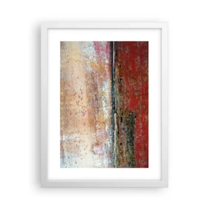 Poster in einem weißen Rahmen - Vielleicht liegt es am Meer - 30x40 cm