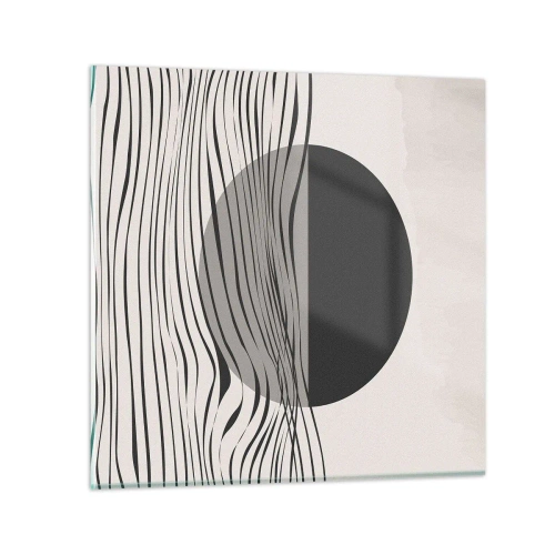 Glasbild - Bild auf glas - Halbe Komposition - 30x30 cm