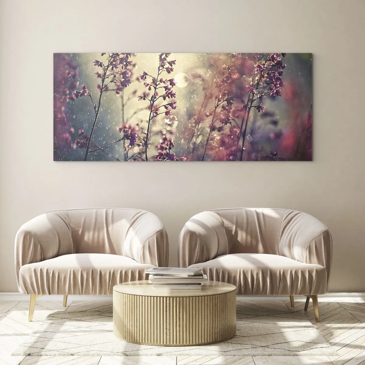 Glasbild - Bild auf glas - Geheimnisvoller Garten - 100x40 cm