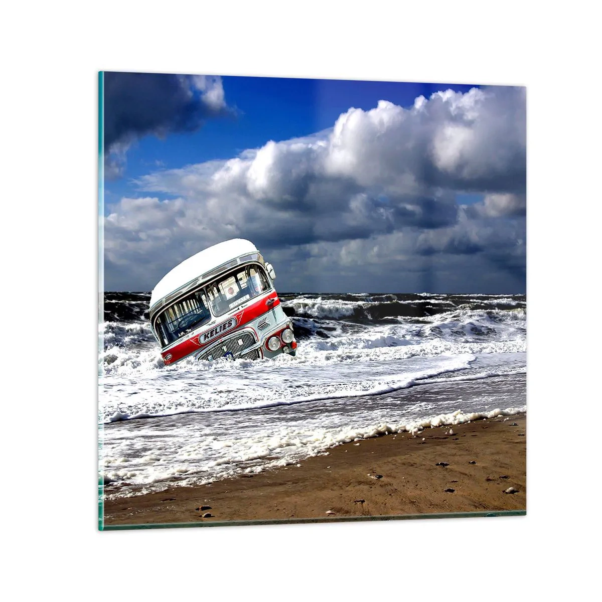 Glasbild - Bild auf glas - Und was stehst du so erstaunt? - 60x60 cm