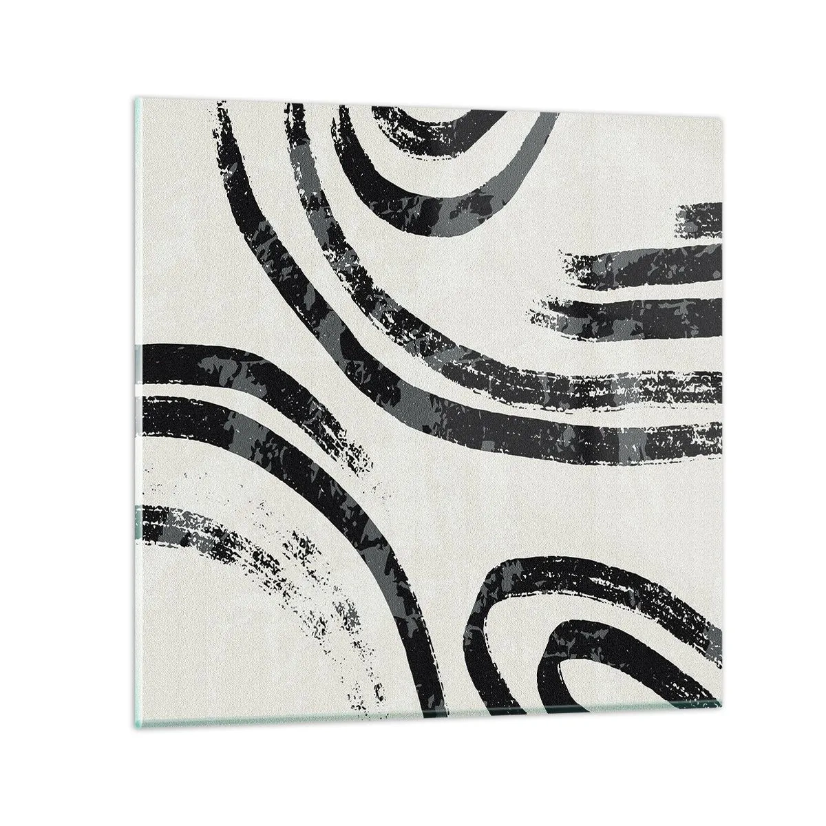 Glasbild - Bild auf glas - Bei Hälfte angehalten - 30x30 cm