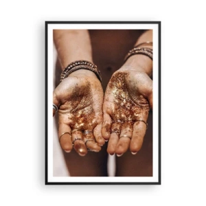 Poster in einem schwarzem Rahmen - Ein Geschenk für dich - 70x100 cm