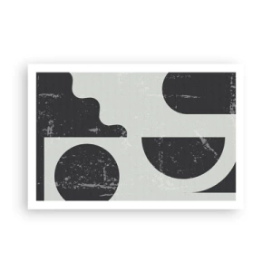 Poster - Komposition oben und unten - 91x61 cm