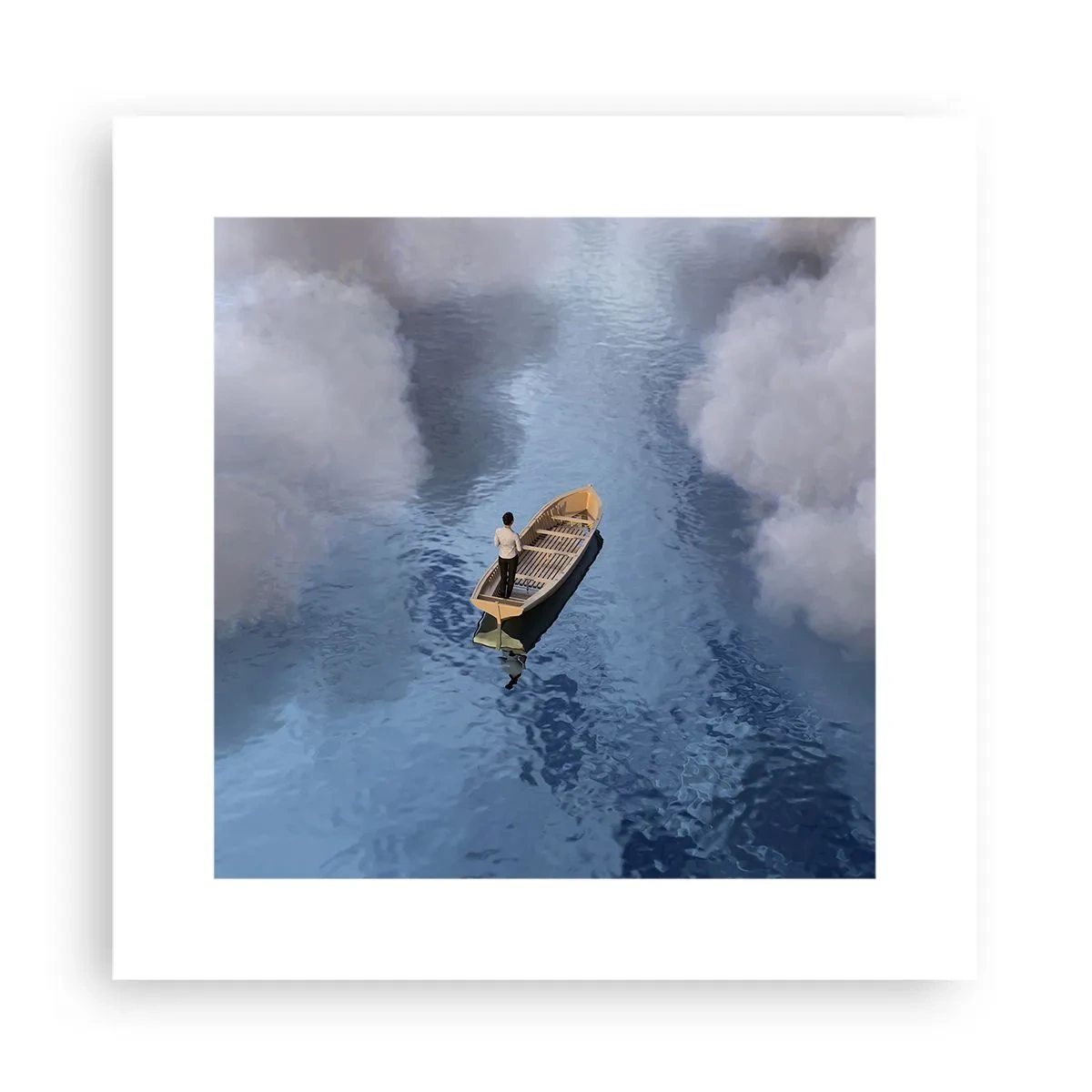 Poster - Leben – Reise – unbekannt - 30x30 cm