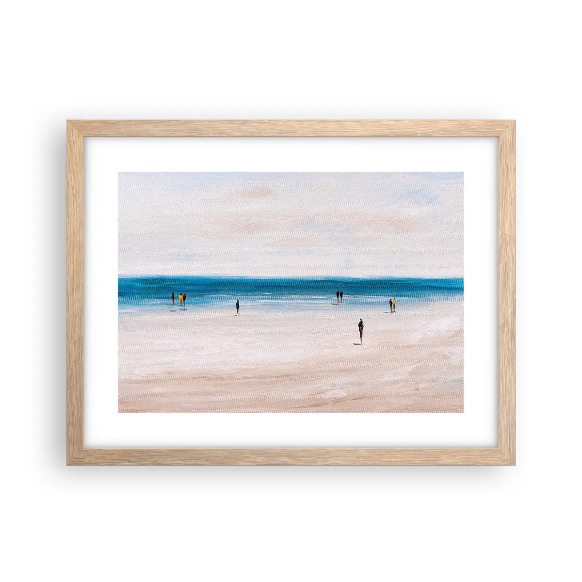 Poster in einem Rahmen aus heller Eiche - Natürliches Bedürfnis - 40x30 cm