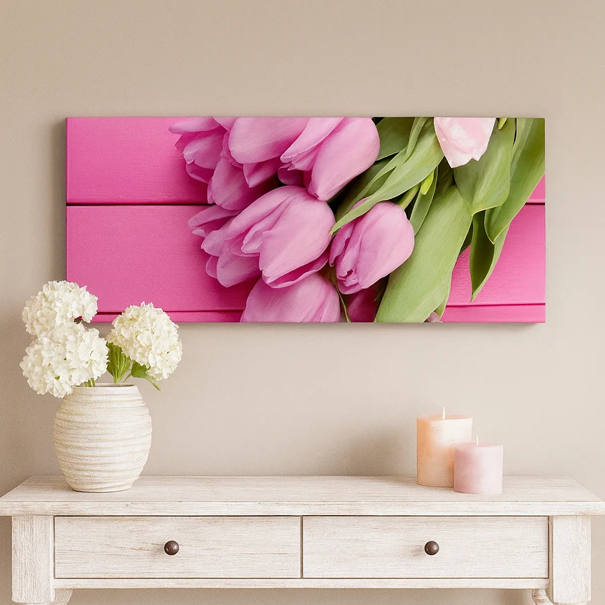 Bild auf Leinwand - Leinwandbild - Nur für dich - 30x30 cm