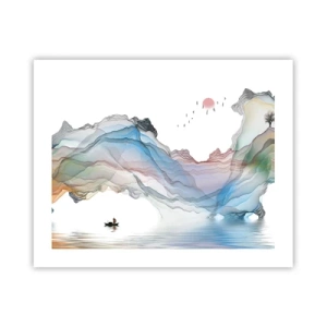 Poster - Zu den Kristallbergen - 50x40 cm