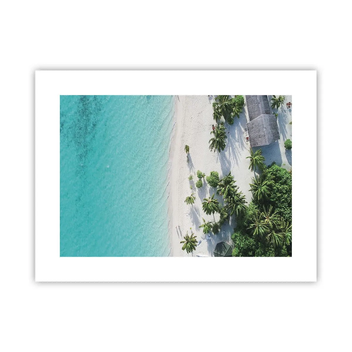 Poster - Urlaub im Paradies - 40x30 cm