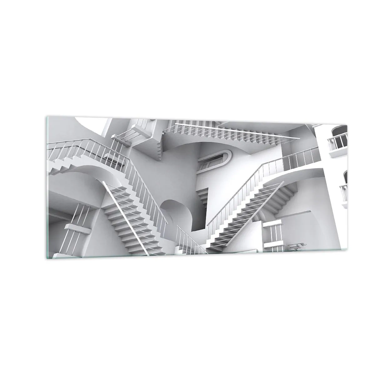 Glasbild - Bild auf glas - Die Paradoxien des Weltraums - 100x40 cm