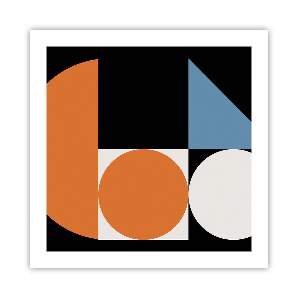 Poster - Bebilderte Anordnung - 50x50 cm
