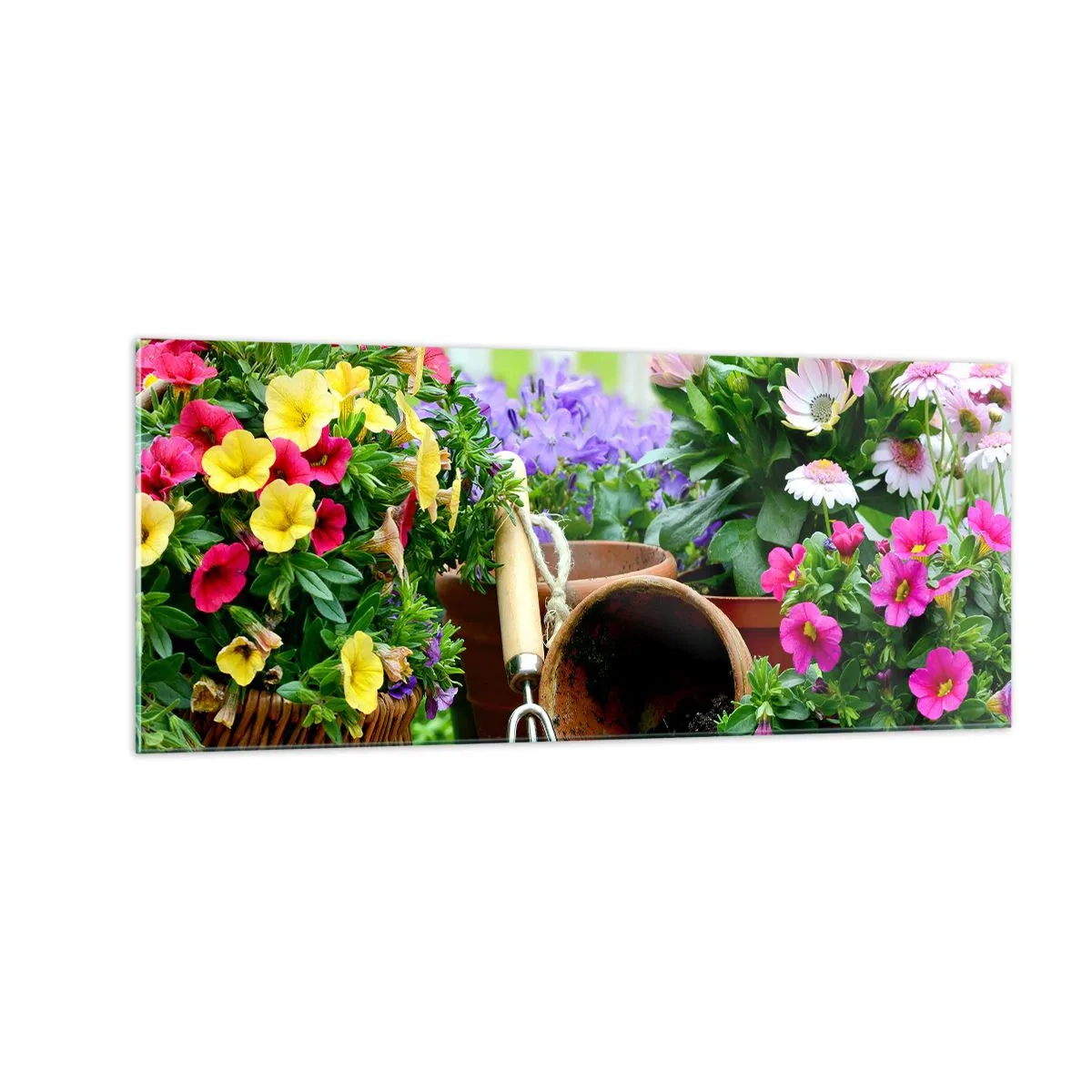 Glasbild - Bild auf glas - Zosias Garten - 100x40 cm