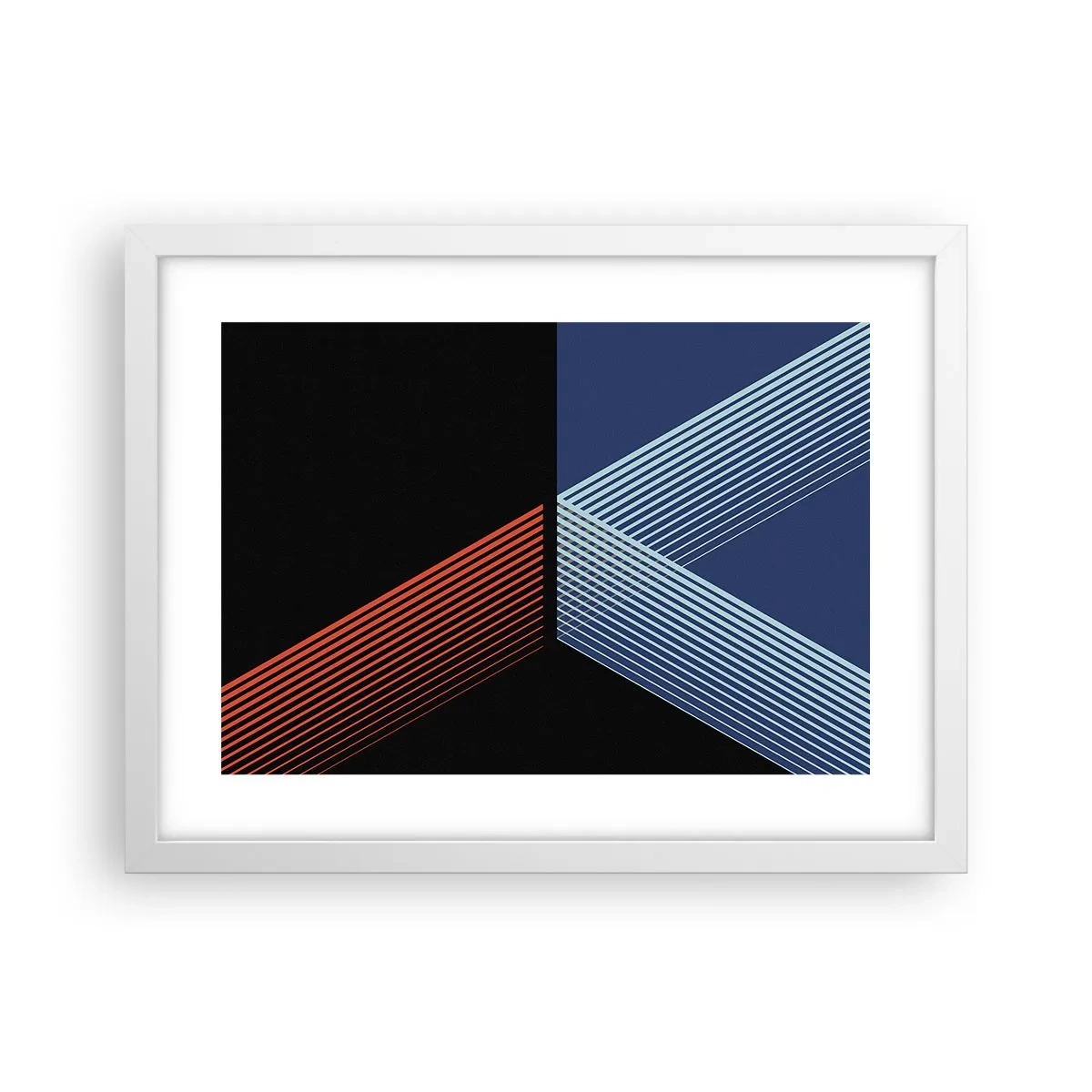 Poster in einem weißen Rahmen - Eine einfache Geschichte - 40x30 cm