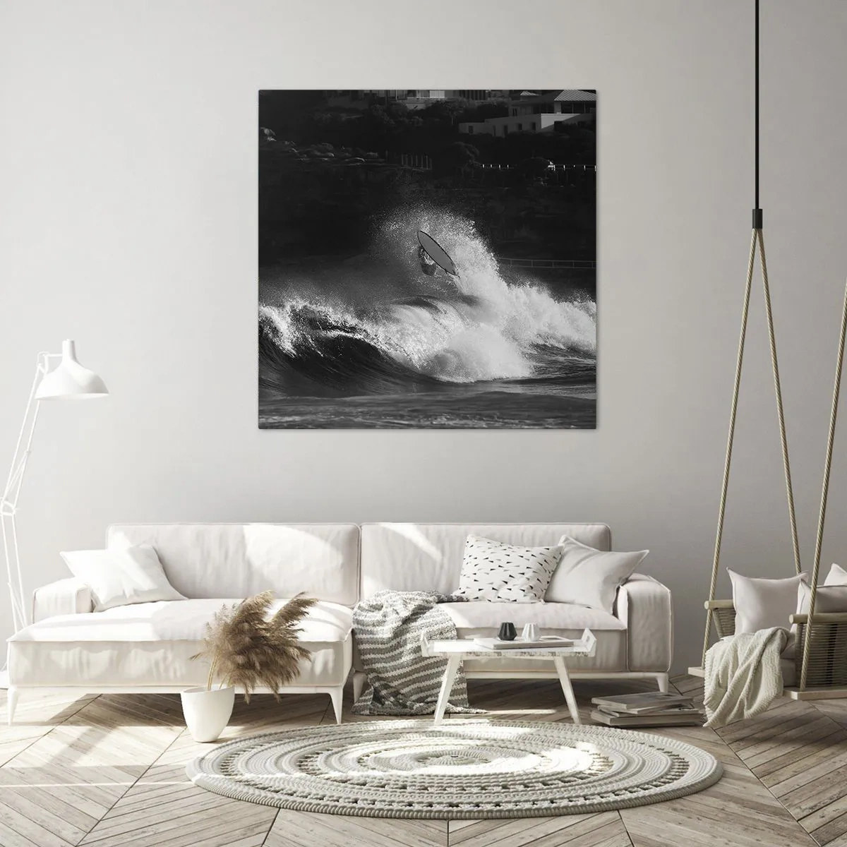 Bild auf Leinwand - Leinwandbild - Herausforderung angenommen! - 70x70 cm