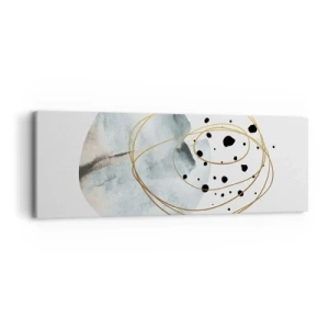 Bild auf Leinwand - Leinwandbild - Vom Weltraum umarmt - 90x30 cm