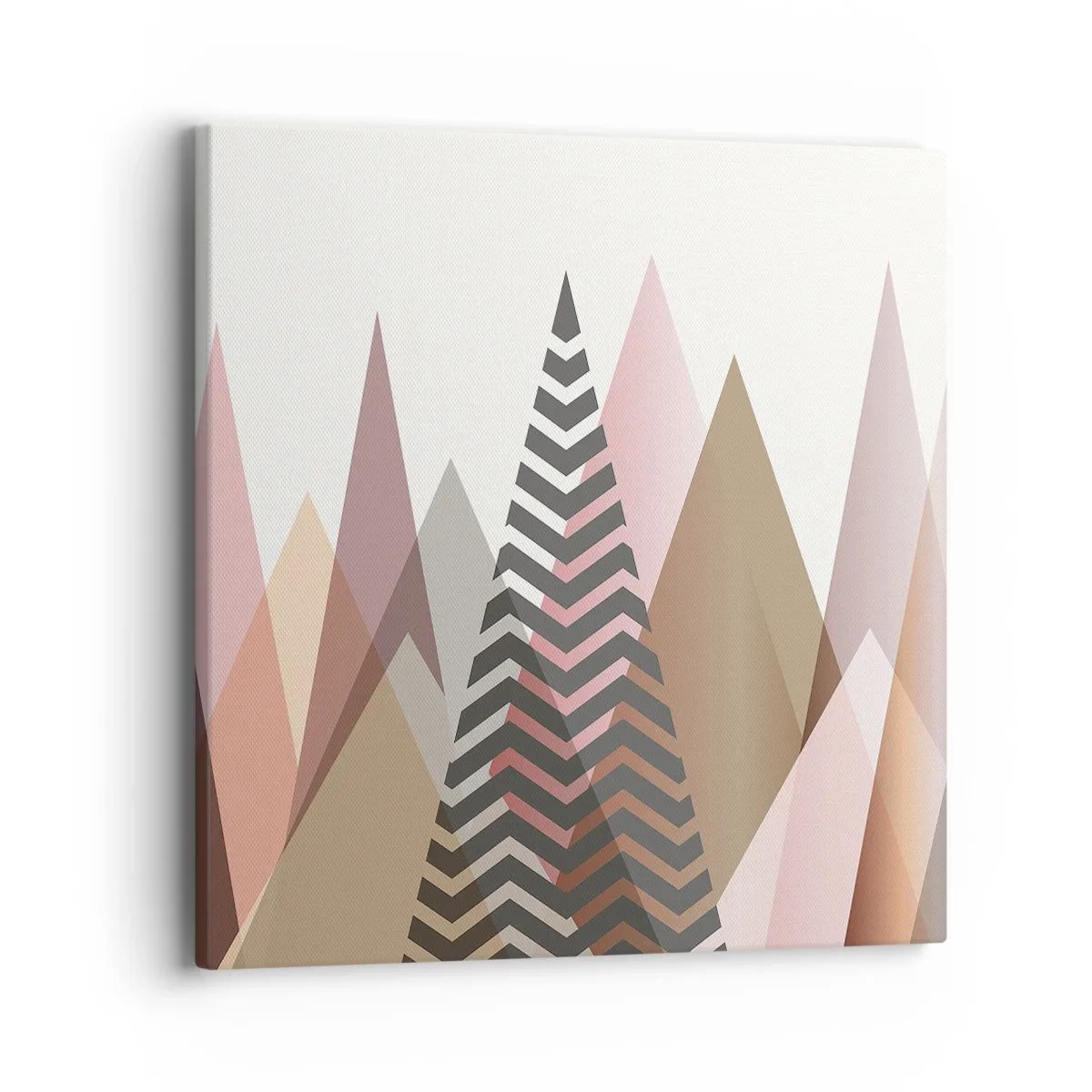 Bild auf Leinwand - Leinwandbild - Pyramidale Aussicht - 40x40 cm