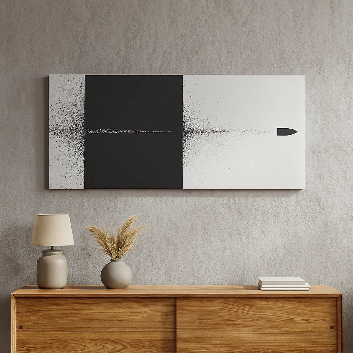 Bild auf Leinwand - Leinwandbild - Direkt zum Ziel - 30x30 cm