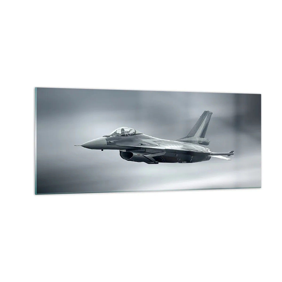 Glasbild - Bild auf glas - Wirst du herausfordern? - 100x40 cm