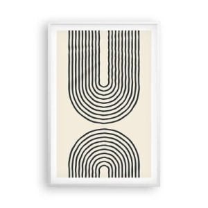 Poster in einem weißen Rahmen - In einem Moment ... - 61x91 cm