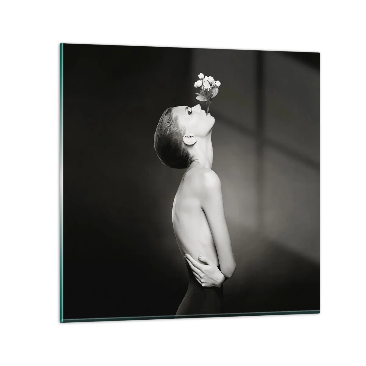 Glasbild - Bild auf glas - Exzentrische Eleganz - 60x60 cm