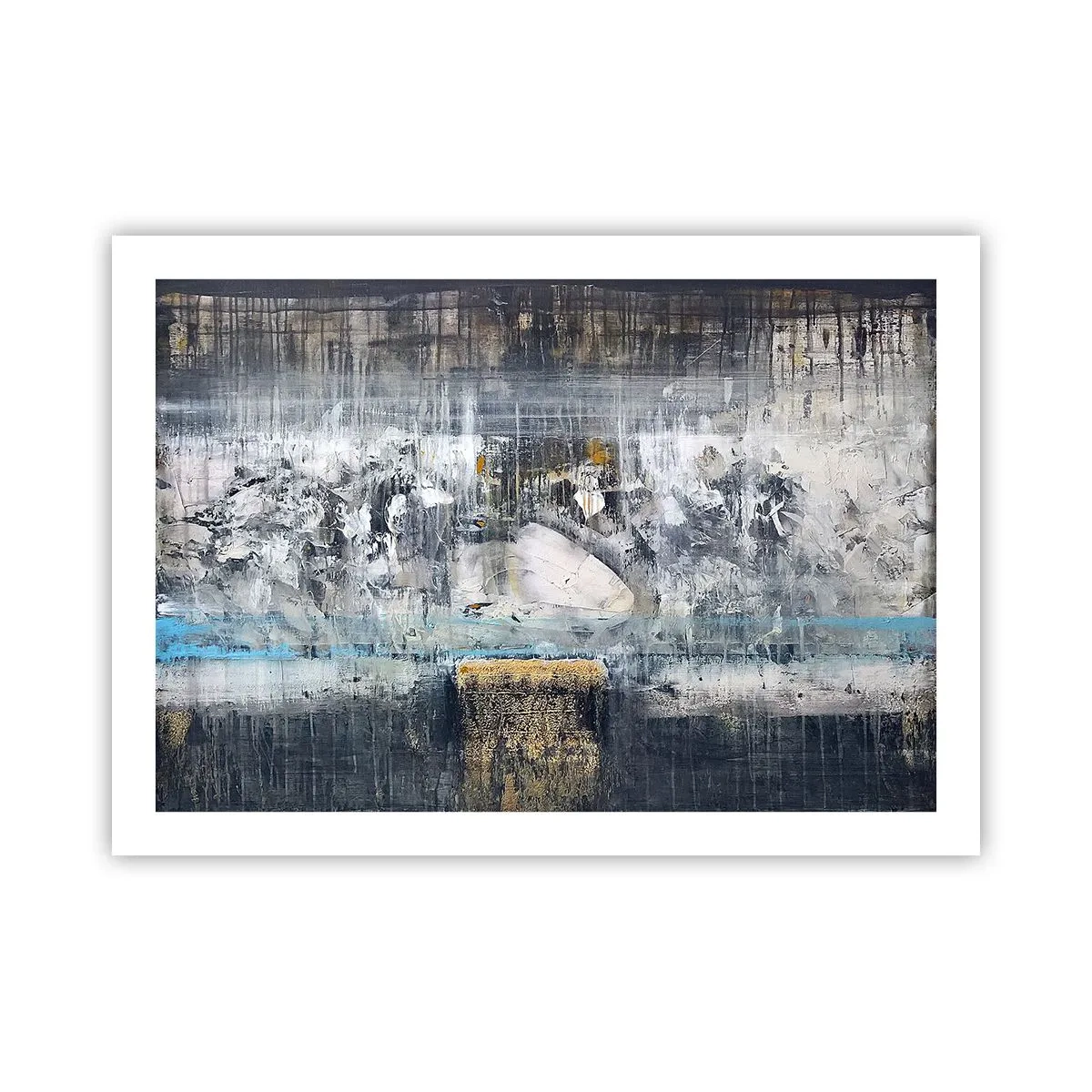 Poster - Wie auf Eis, wie nach Dezember - 70x50 cm