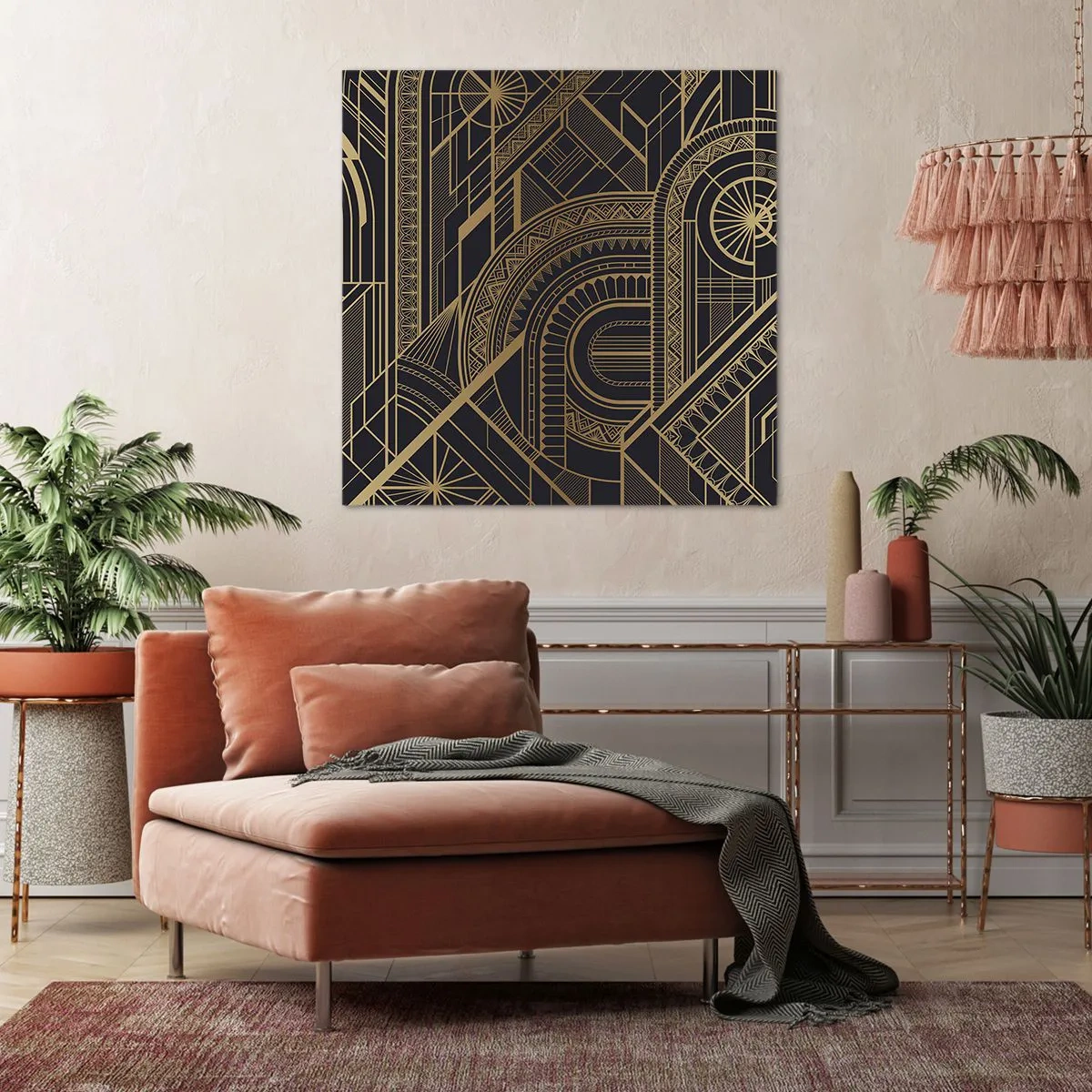 Bild auf Leinwand - Leinwandbild - Konzepte, Ideen, Pläne - 70x70 cm