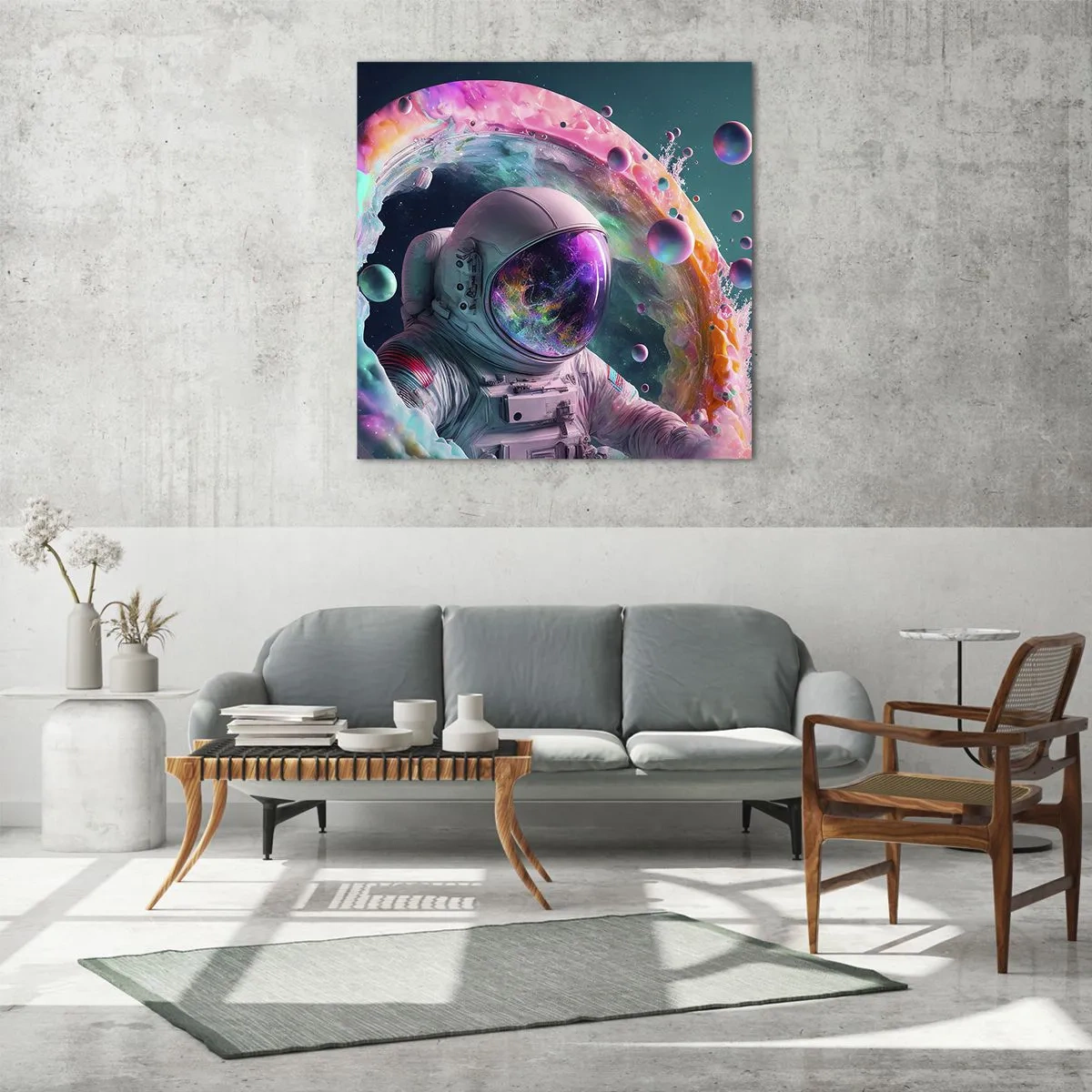 Glasbild - Bild auf glas - Sternentor - 30x30 cm